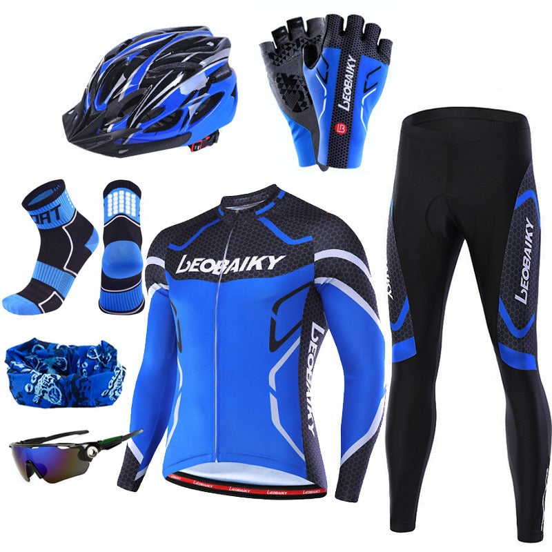 HQ Pro Bicycle Jersey Padded Breathable Sportswear Complete Kits - Pro E-Rides