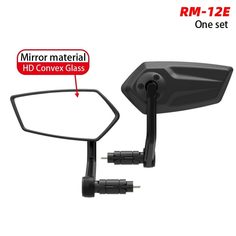 Bicycle Handlebar Rear View Mirror 360 Rotate