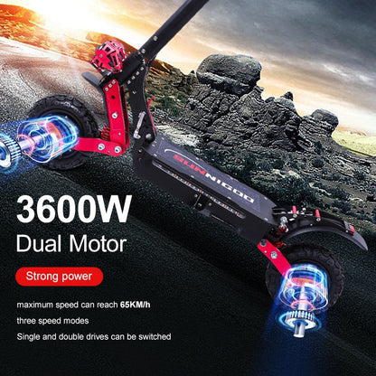 Dual Motor Foldable  Electric Scooter 3600W - Pro E-Rides