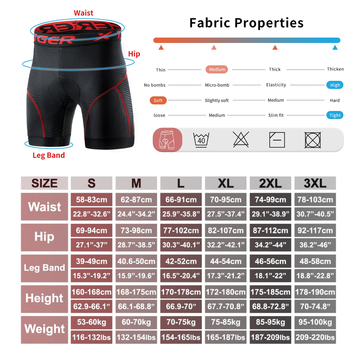 Gel Pad Shockproof Cycling Shorts Breathable Underwear - Pro E-Rides