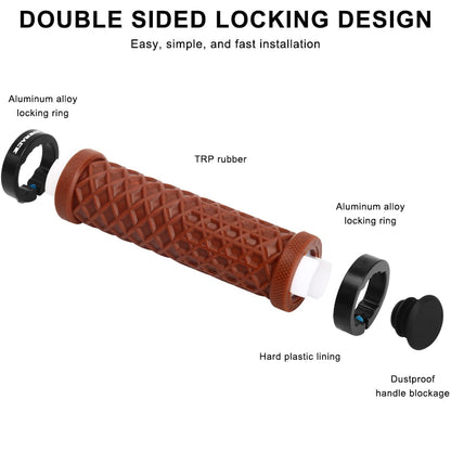 Bicycle Handlebar Grips Soft Rubber