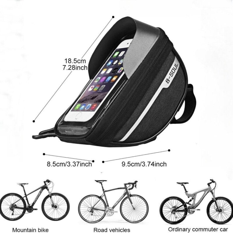 MTB Bag Top Tube Touch Screen Phone Holder - Pro E-Rides