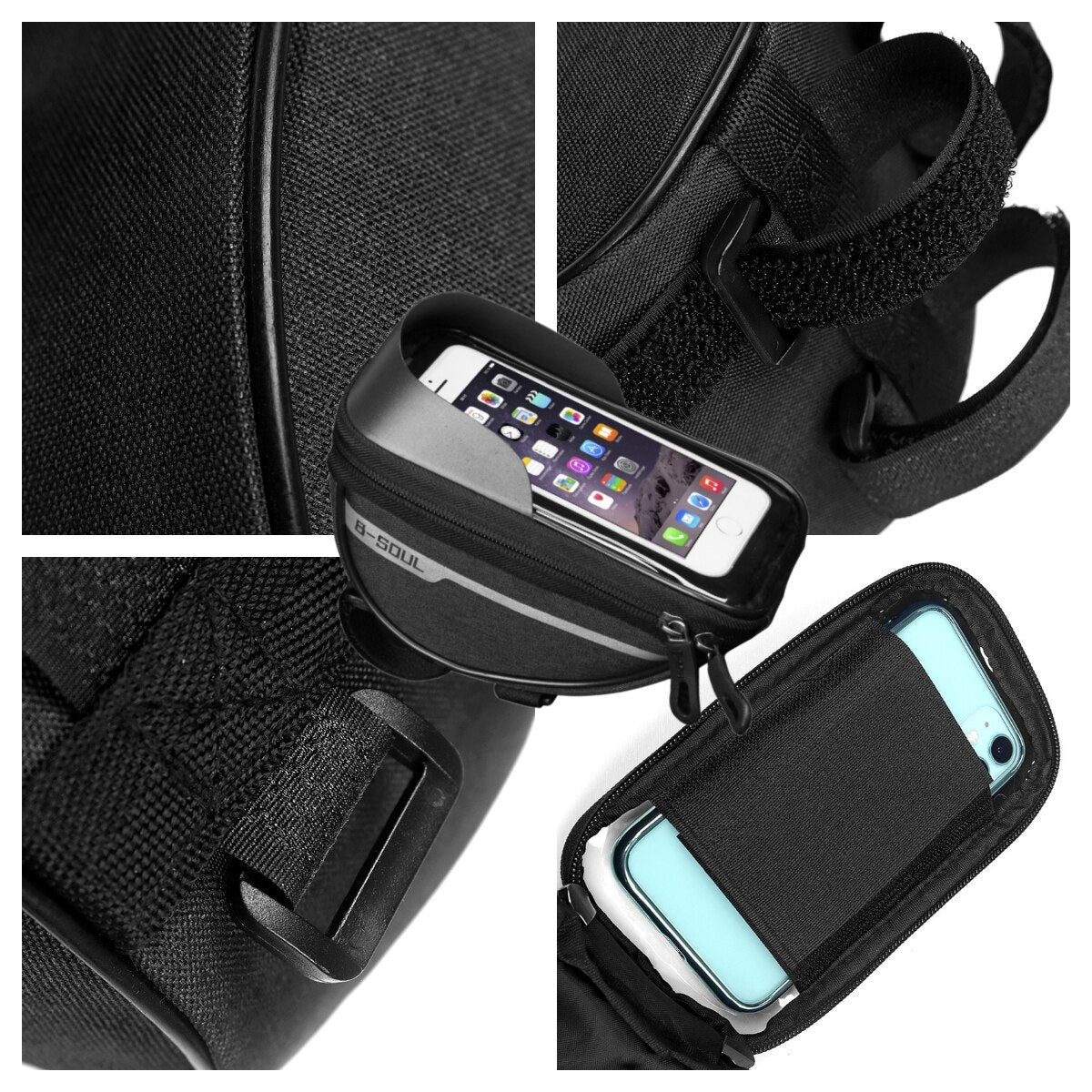 MTB Bag Top Tube Touch Screen Phone Holder - Pro E-Rides