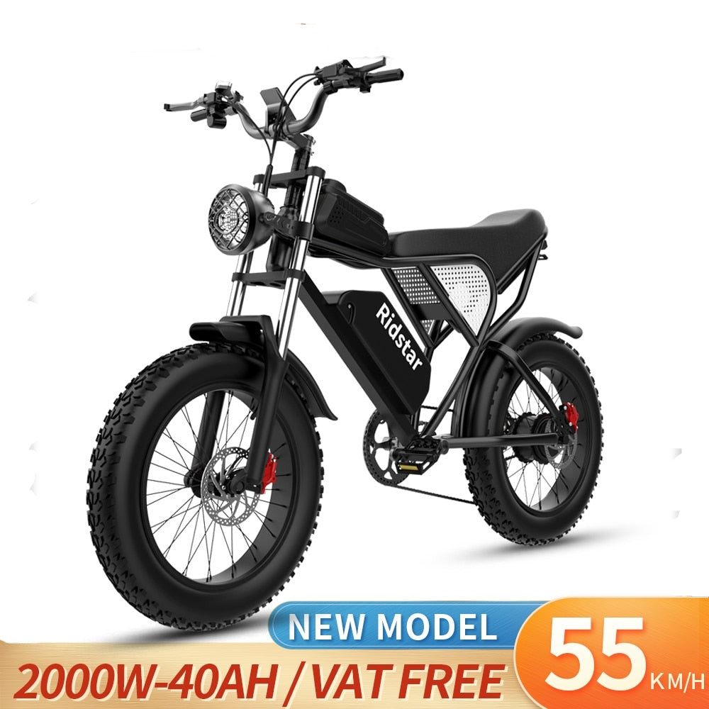 Electric Bike Waterproof Powerful Dual motor