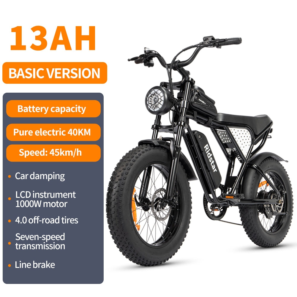 Electric Bike Waterproof Powerful Dual motor