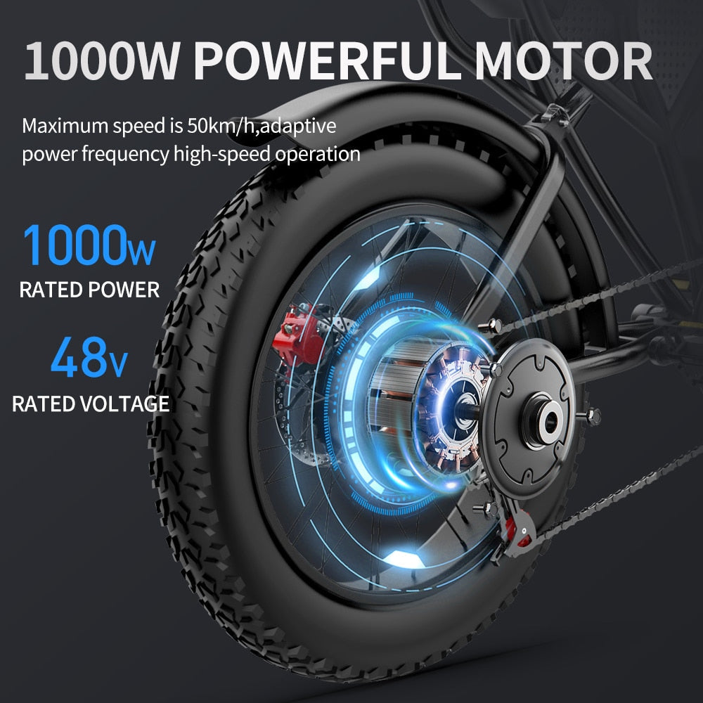 Electric Bike Waterproof Powerful Dual motor