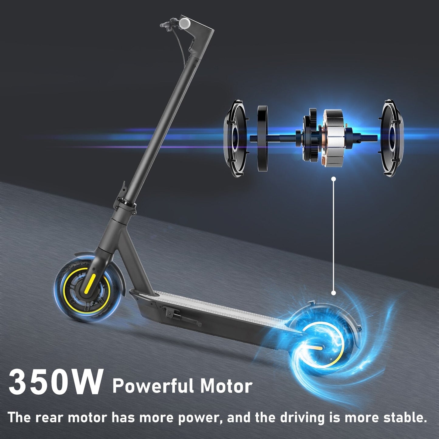 Smart Electric Scooter Shock-absorbing Anti-skid