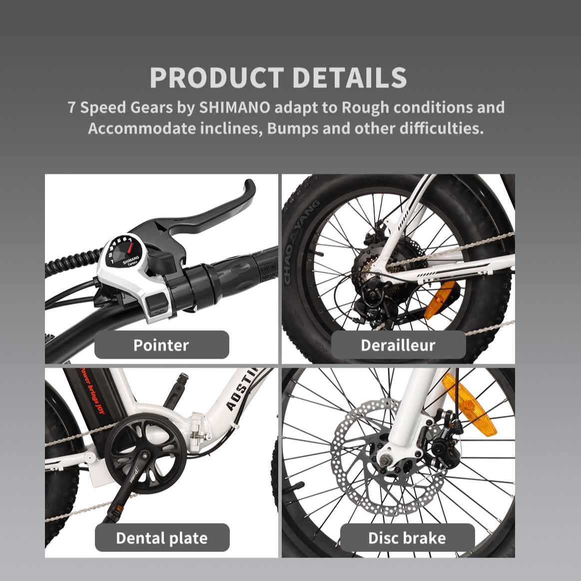 Snow Electric Bike Folding 20 Inch - Pro E-Rides