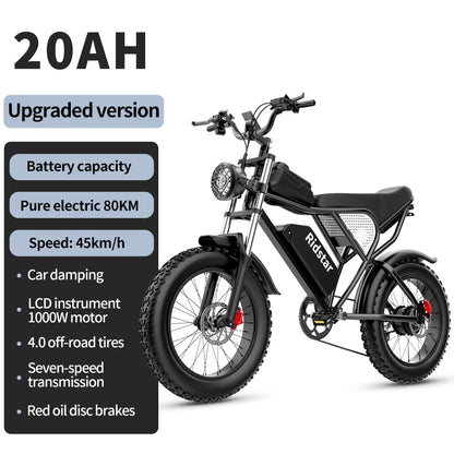 Electric Bike Waterproof Powerful Dual motor