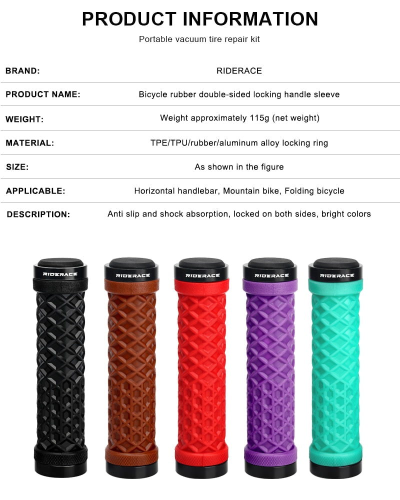 Bicycle Handlebar Grips Soft Rubber