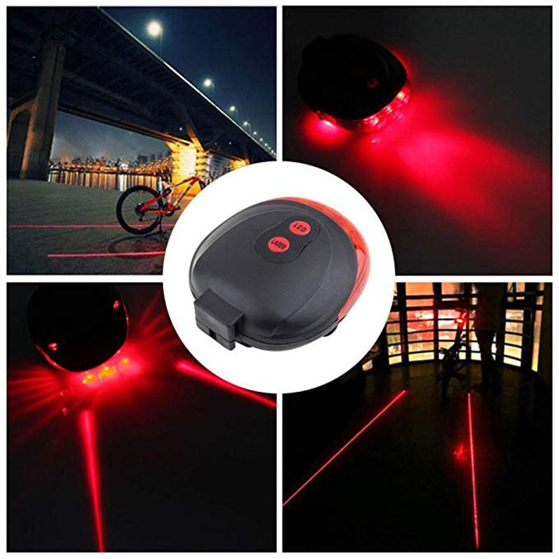 MTB Night Riding Laser Light Flashing